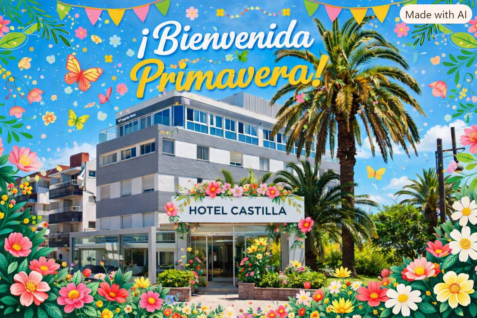 Bienvenida primavera en Hotel Castilla, Punta del Este